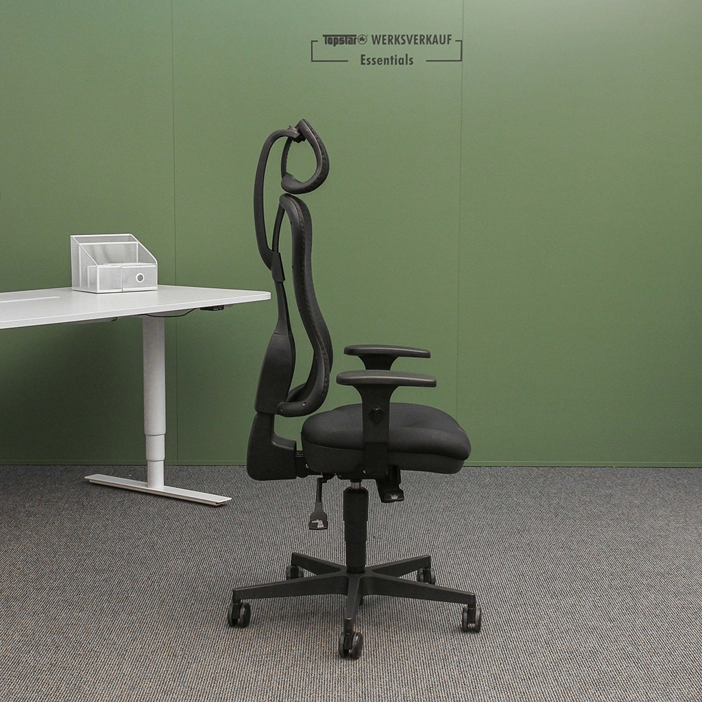 Head Point SY mit Armlehnen und Kopstütze schwarz Head Point SY mit Armlehnen und Kopstütze schwarz