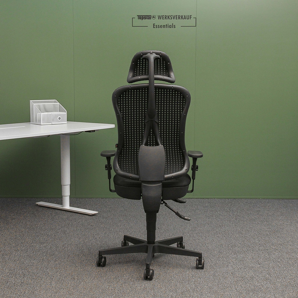 Head Point SY mit Armlehnen und Kopstütze schwarz Head Point SY mit Armlehnen und Kopstütze schwarz