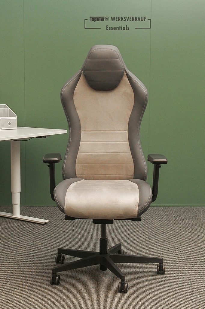 Sitness RS X mit Armlehnen TW3 schwarz/dunkelgrau-hellgrau