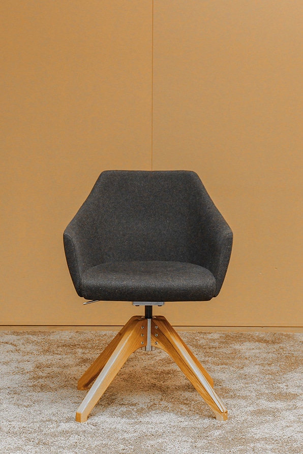 Wagner W-Cube 5 4-Fuß Holz/anthrazit