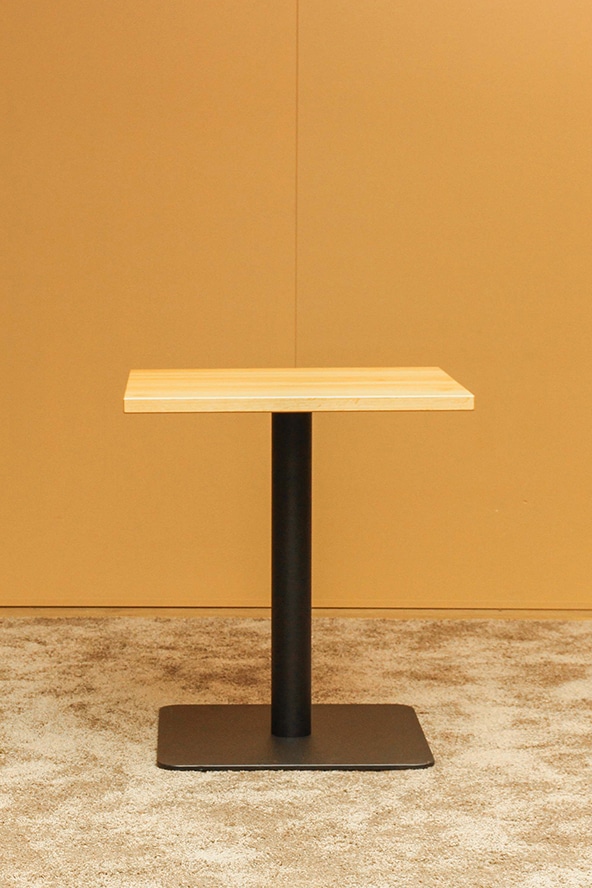 Sitness Urban Dublin niedrig 70x70 cm schwarz/Asteiche 28 mm