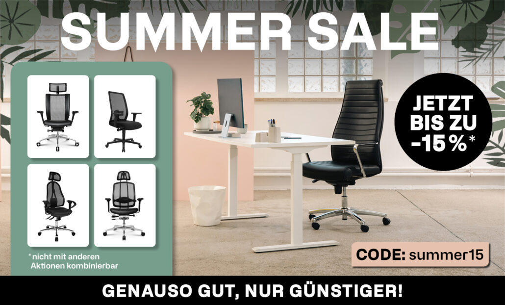 Jetzt 15 % sparen im Sommer-Sale! Jetzt 15 % sparen im Sommer-Sale!