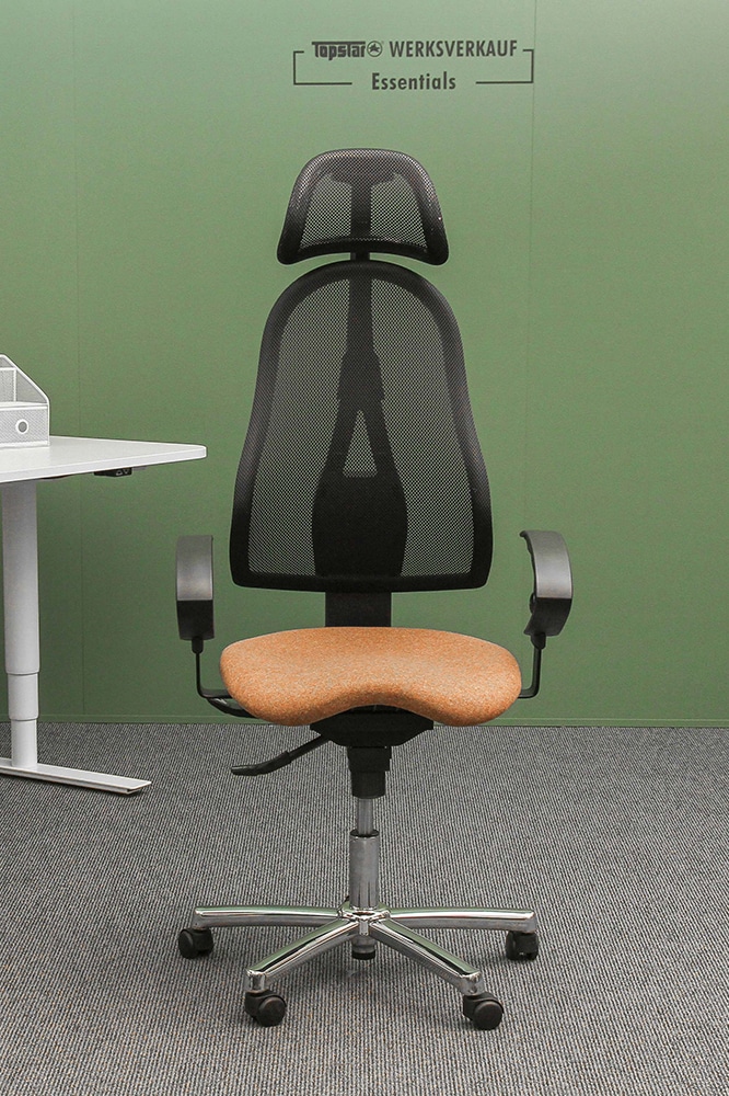 Sitness 45 mit Armlehnen schwarz/braun