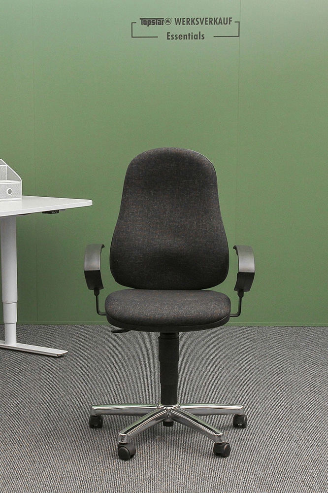 Point 60 mit Armlehne U2 chrom anthrazit