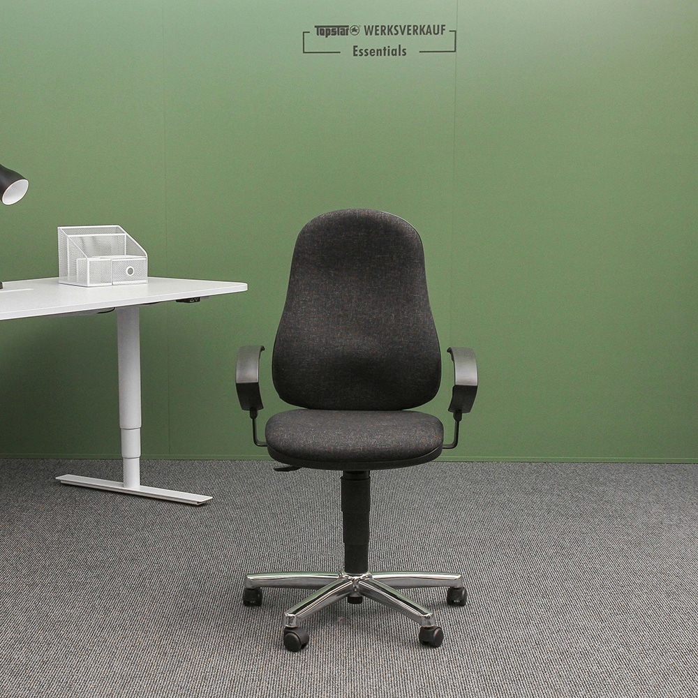 Point 60 mit Armlehne U2 chrom anthrazit Point 60 mit Armlehne U2 chrom anthrazit