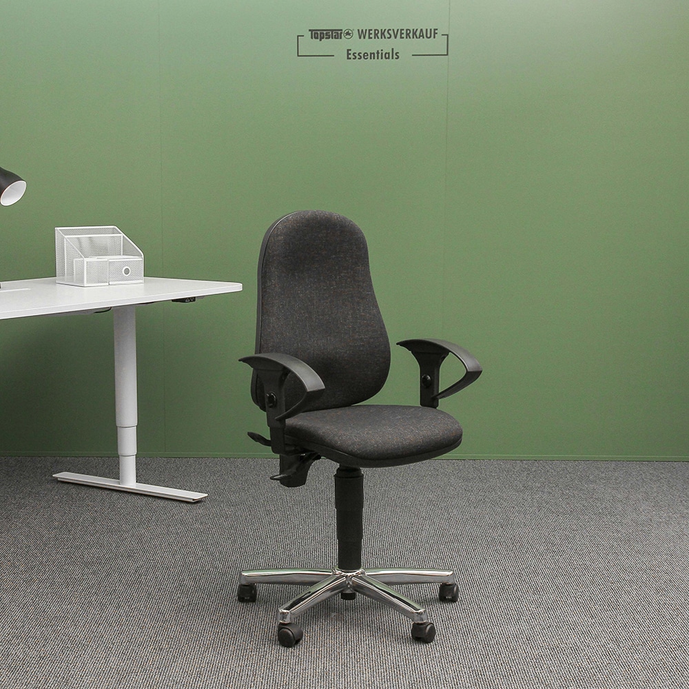 Point 60 mit Armlehne U2 chrom anthrazit Point 60 mit Armlehne U2 chrom anthrazit