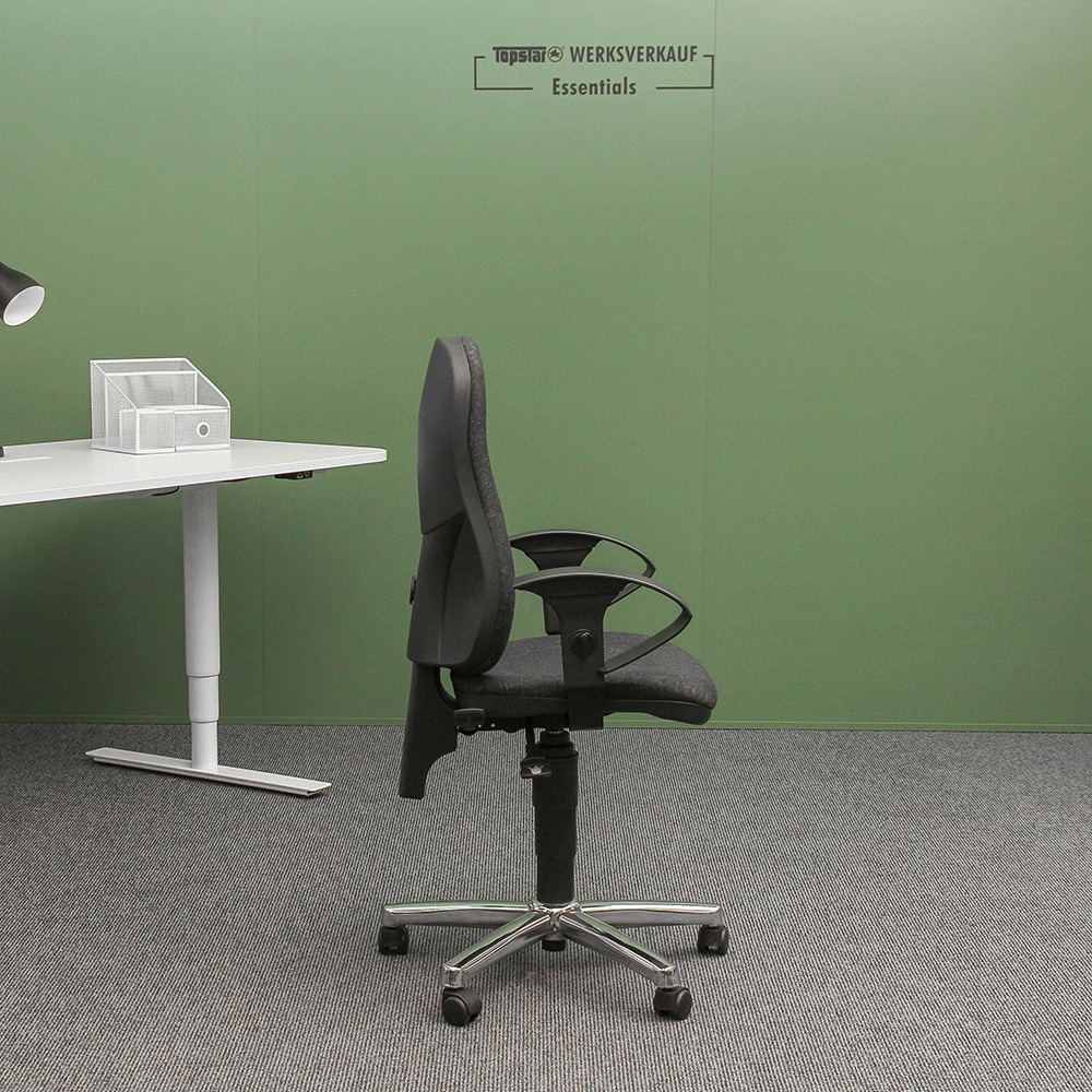 Point 60 mit Armlehne U2 chrom anthrazit Point 60 mit Armlehne U2 chrom anthrazit