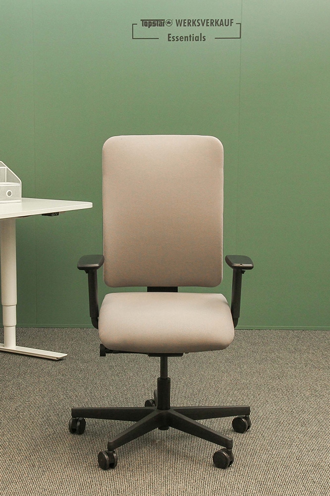 Sitness Open X Deluxe P mit Armlehnen schwarz/hellgrau