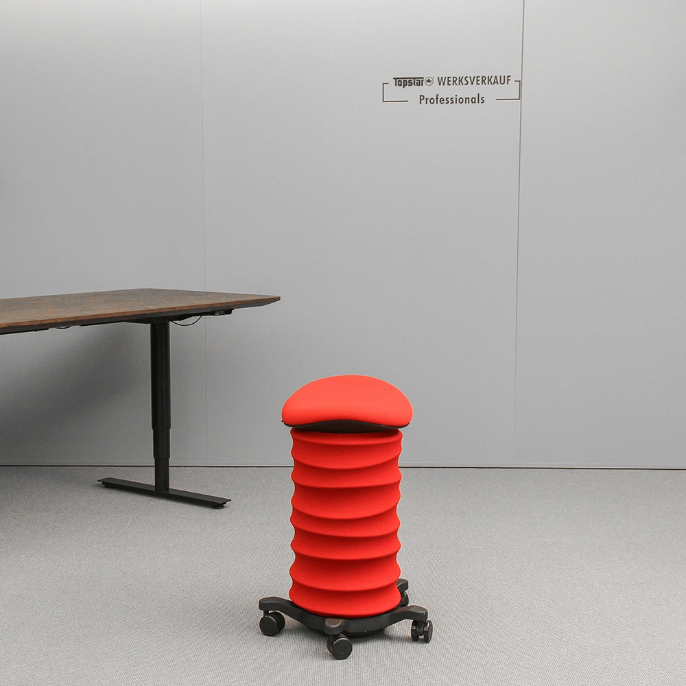 Sitness 4D mit Rollen schwarz/rot Sitness 4D mit Rollen schwarz/rot