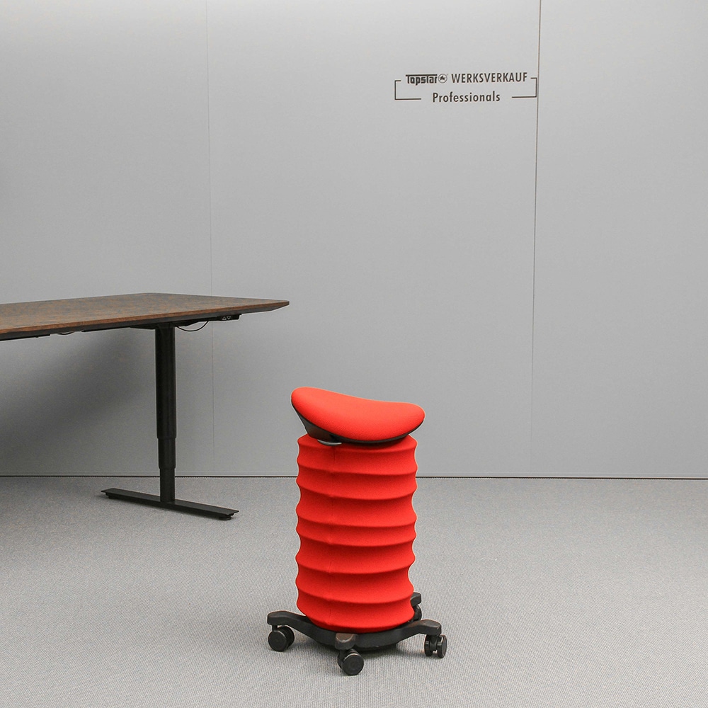 Sitness 4D mit Rollen schwarz/rot Sitness 4D mit Rollen schwarz/rot