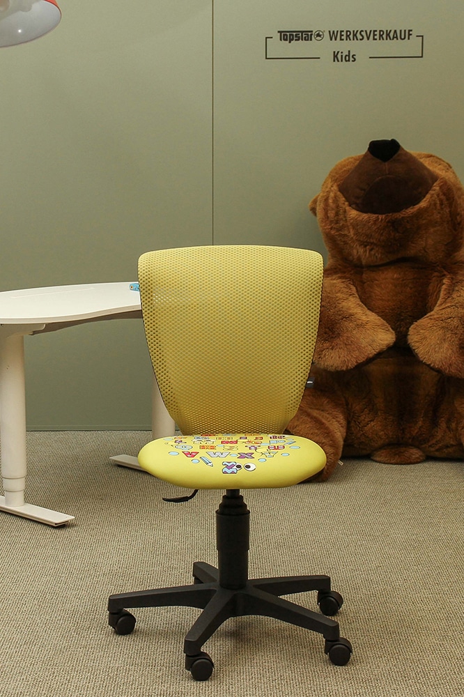 Titan Junior senfgrün Motivstoff ABC Titan Junior senfgrün Motivstoff ABC