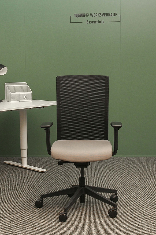 AirWork Ergo mit Armlehnen TW2 schwarz/hellgrau