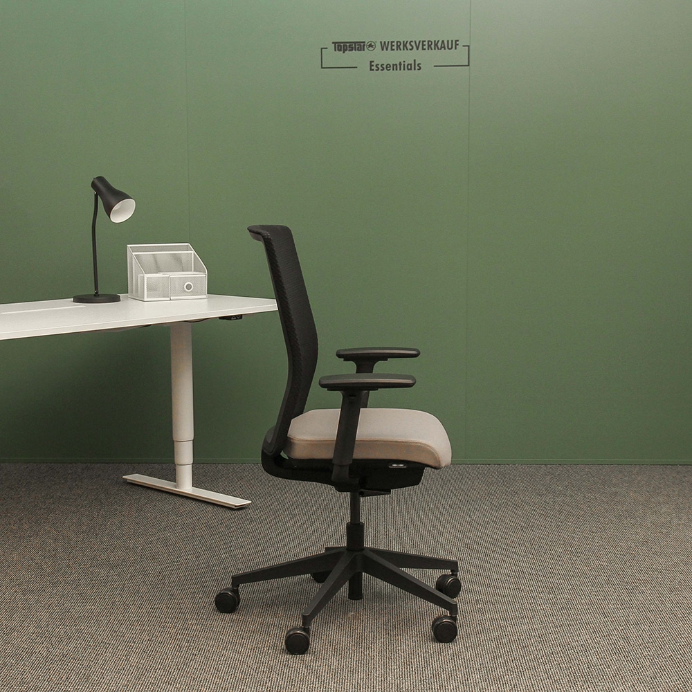 AirWork Ergo mit Armlehnen TW2 schwarz/hellgrau AirWork Ergo mit Armlehnen TW2 schwarz/hellgrau