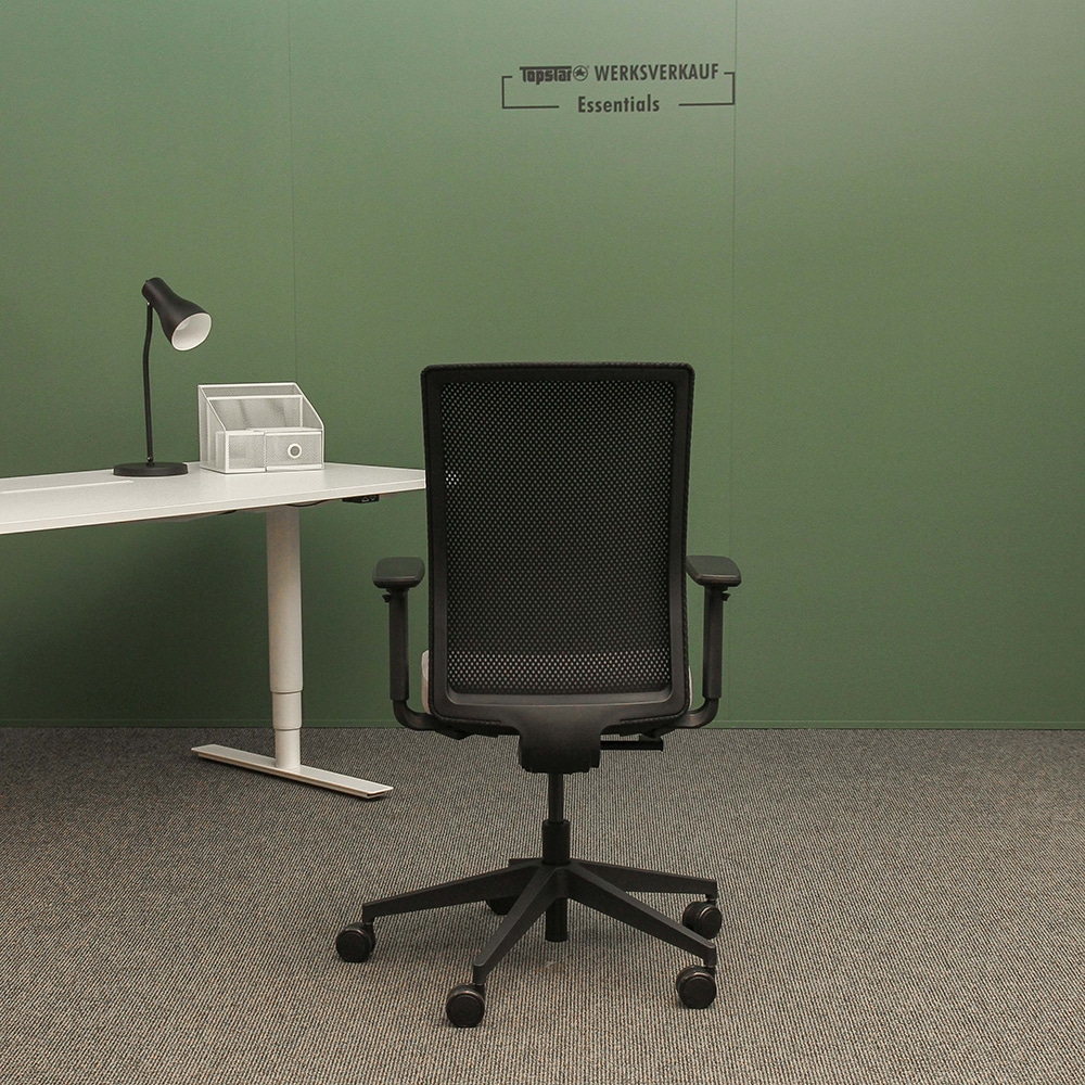 AirWork Ergo mit Armlehnen TW2 schwarz/hellgrau AirWork Ergo mit Armlehnen TW2 schwarz/hellgrau