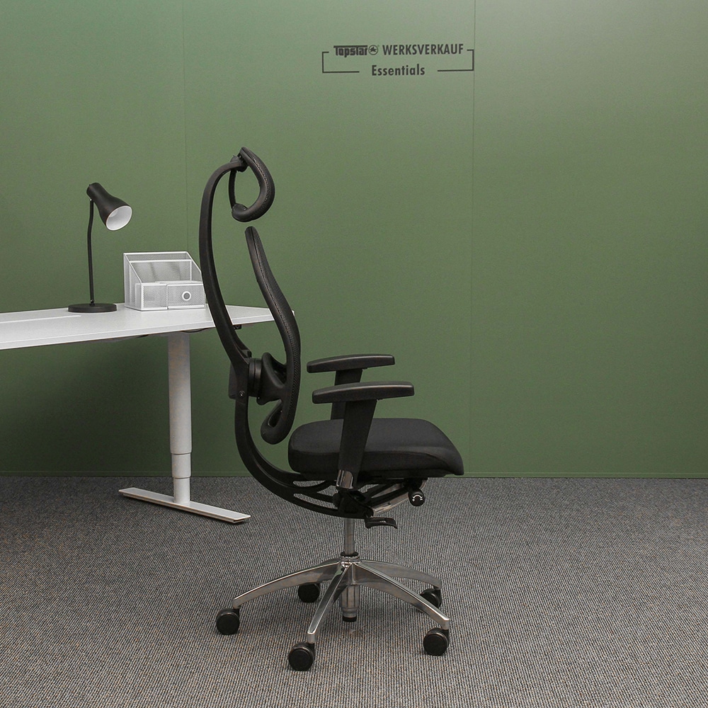 Open Art Deluxe 10 mit Armlehnen T2 poliert/schwarz Open Art Deluxe 10 mit Armlehnen T2 poliert/schwarz