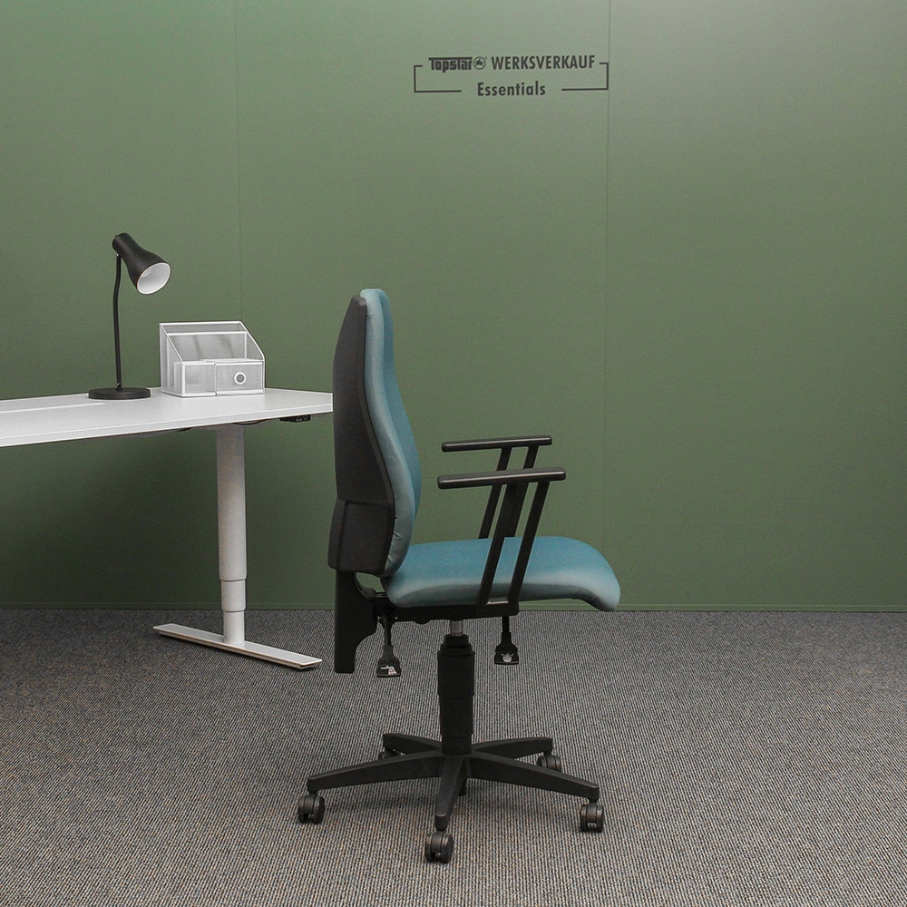Green Star P mit Armlehnen E4 schwarz/petrol dunkel Green Star P mit Armlehnen E4 schwarz/petrol dunkel