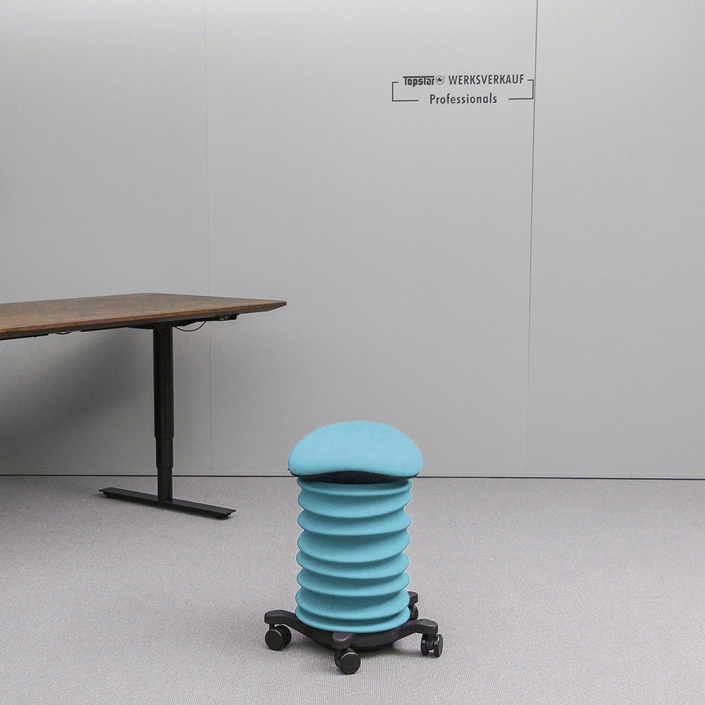 Sitness 4D mit Rollen schwarz/türkis Sitness 4D mit Rollen schwarz/türkis