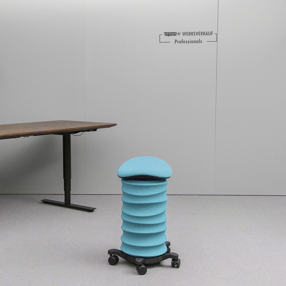 Sitness 4D mit Rollen schwarz/türkis Sitness 4D mit Rollen schwarz/türkis