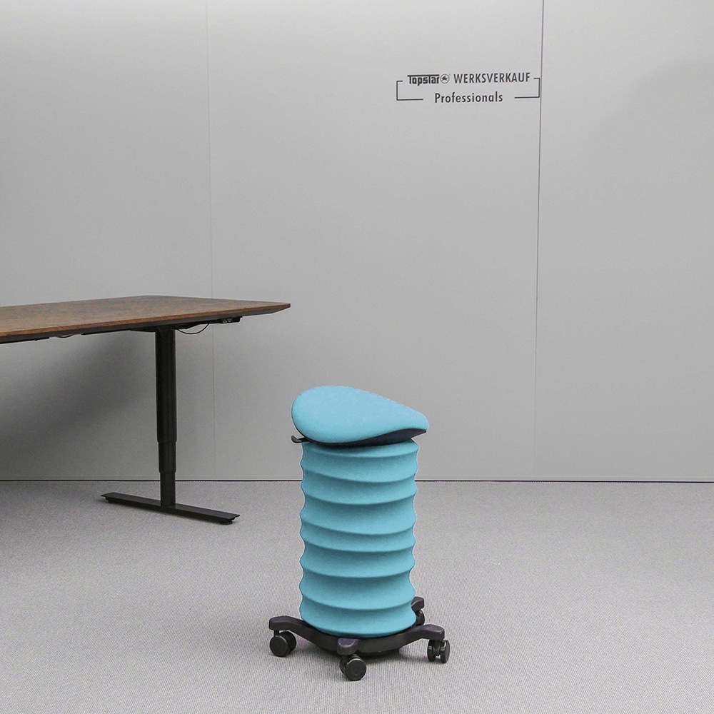 Sitness 4D mit Rollen schwarz/türkis Sitness 4D mit Rollen schwarz/türkis