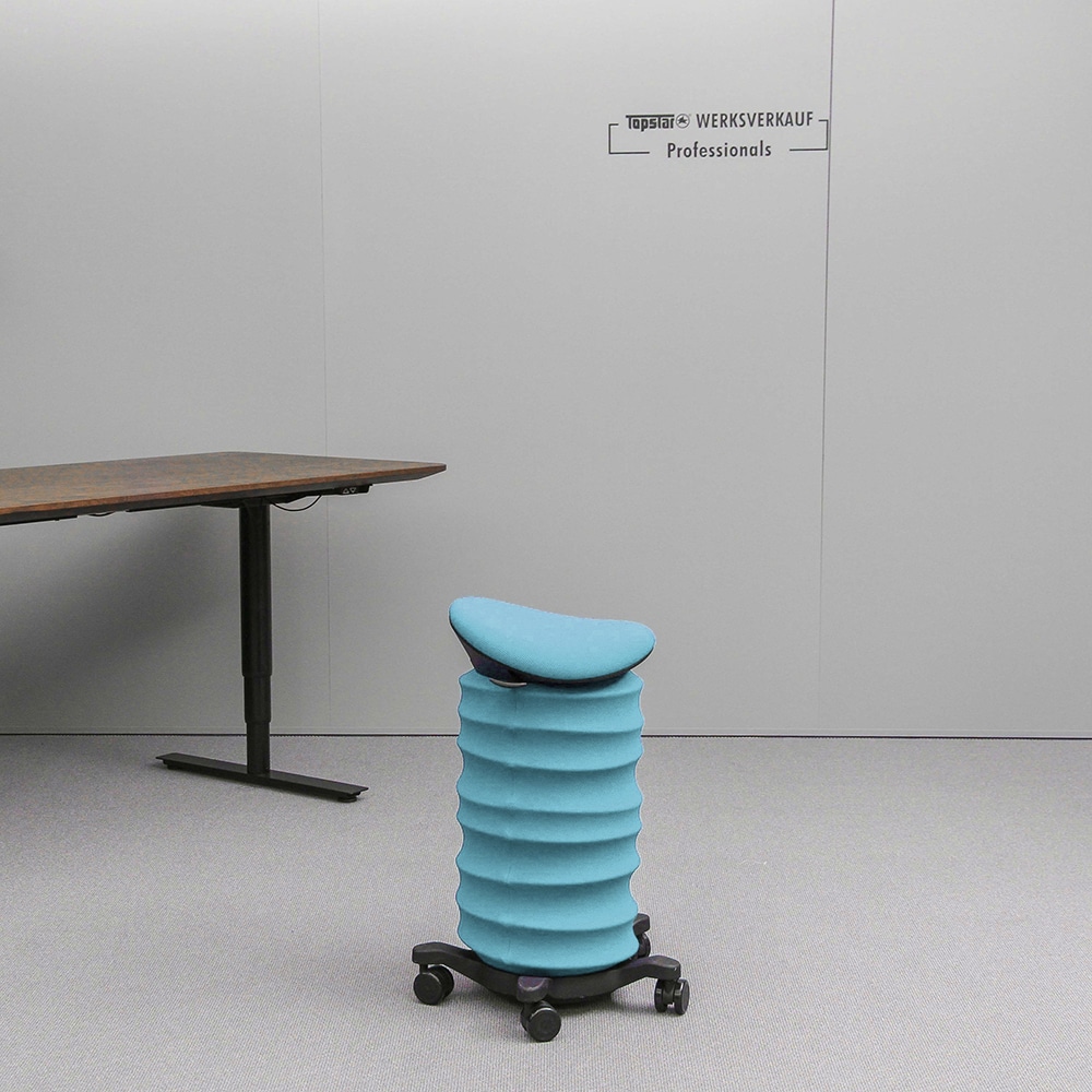 Sitness 4D mit Rollen schwarz/türkis Sitness 4D mit Rollen schwarz/türkis