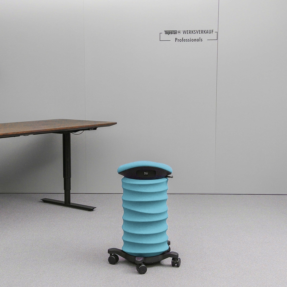 Sitness 4D mit Rollen schwarz/türkis Sitness 4D mit Rollen schwarz/türkis