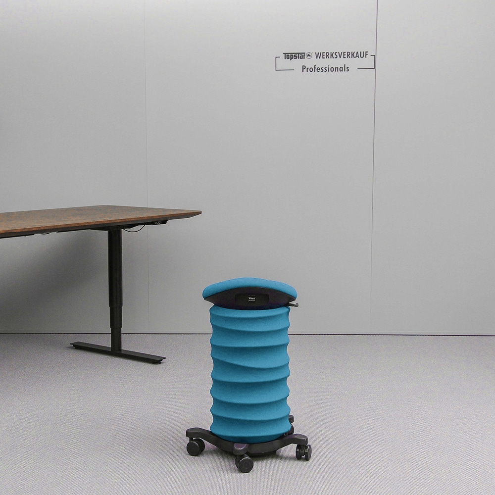 Sitness 4D mit Rollen schwarz/petrol Sitness 4D mit Rollen schwarz/petrol