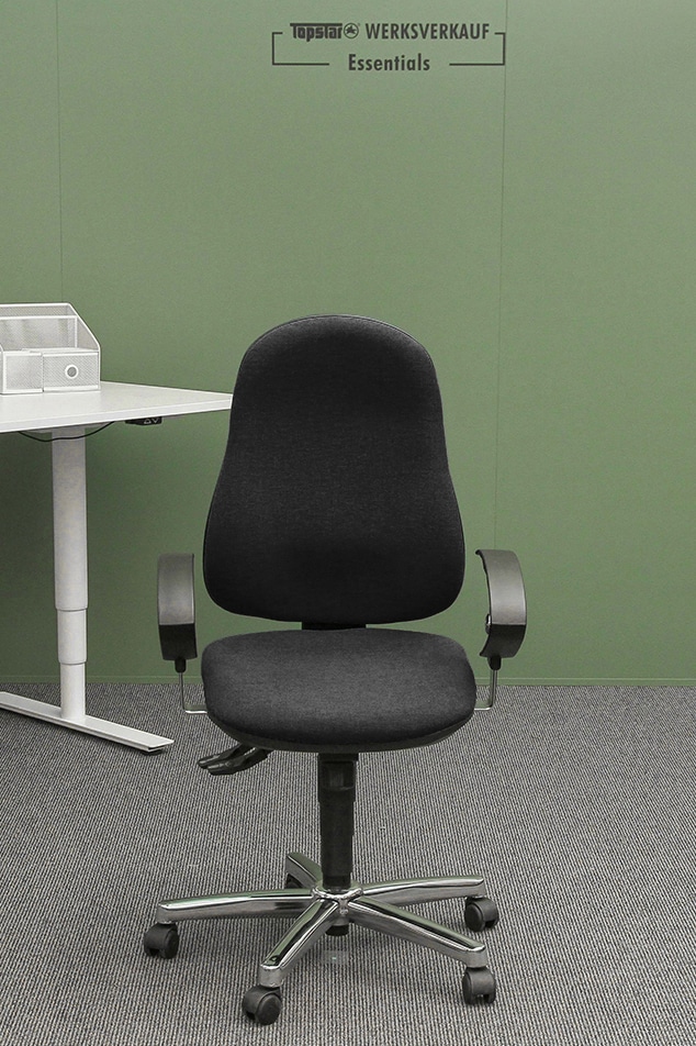 Support SY mit Armlehnen U2 chrom/schwarz