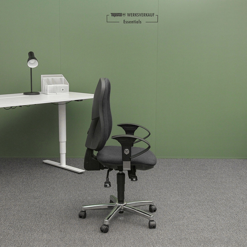 Support SY mit Armlehnen U2 chrom/schwarz Support SY mit Armlehnen U2 chrom/schwarz