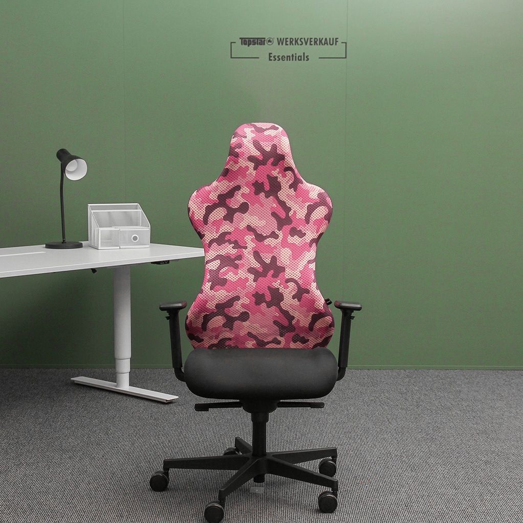 Sitness RS Sport mit Armlehnen schwarz/pink Camouflage Sitness RS Sport mit Armlehnen schwarz/pink Camouflage