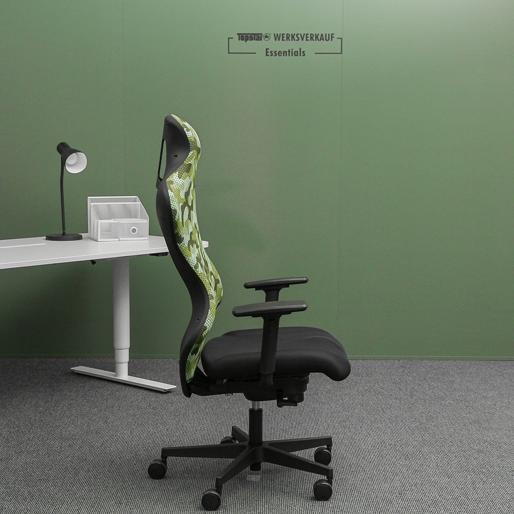 Sitness RS Sport mit Armlehnen schwarz/grün Camouflage Sitness RS Sport mit Armlehnen schwarz/grün Camouflage