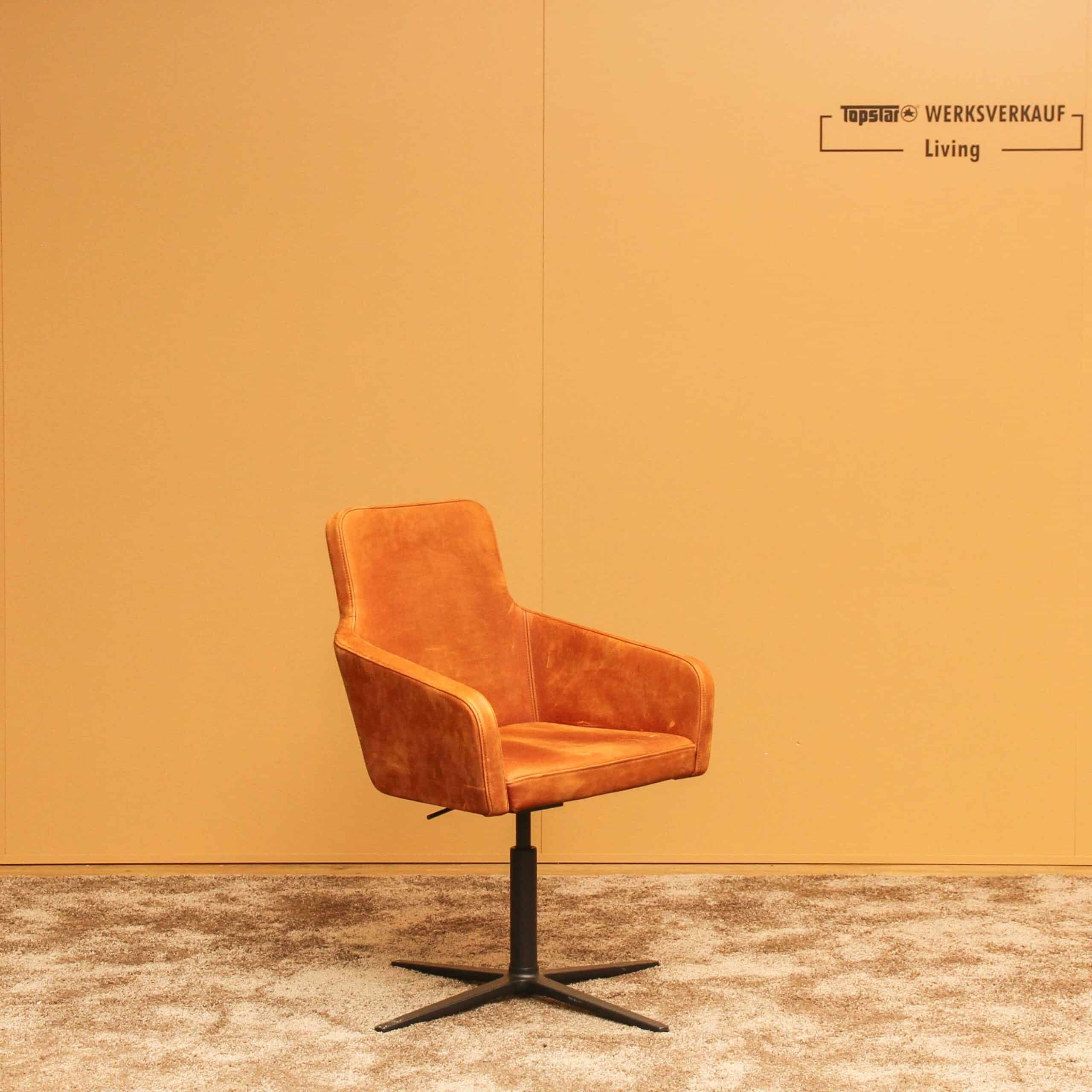 Wagner W-Cube 1 4-Fuß schwarz/cognac Echtleder Neuware Wagner W-Cube 1 4-Fuß schwarz/cognac Echtleder Neuware