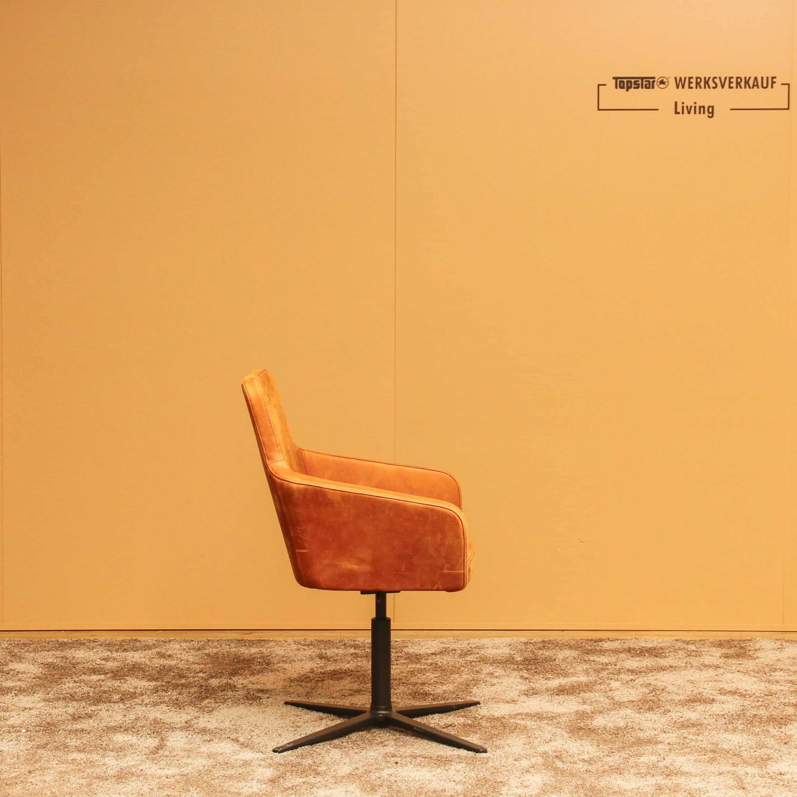 Wagner W-Cube 1 4-Fuß schwarz/cognac Echtleder Neuware Wagner W-Cube 1 4-Fuß schwarz/cognac Echtleder Neuware