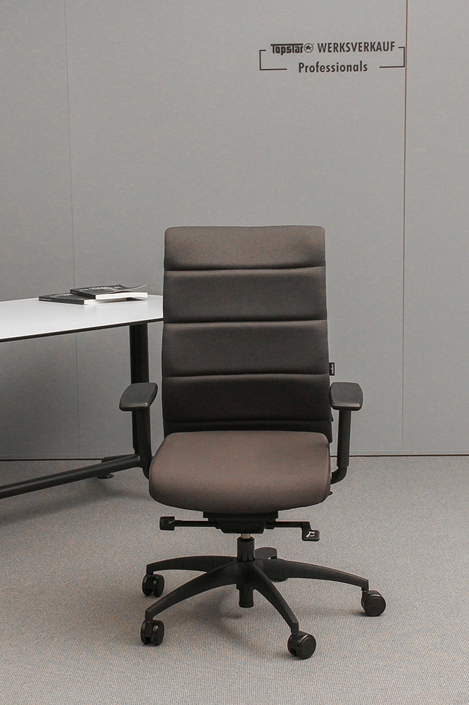 Wagner Ergo Medic 100-4 mit Armlehnen schwarz/dunkelgrau