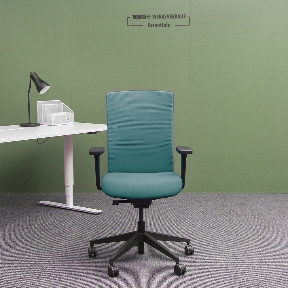 Sitness Airwork mit Armlehne O2 schwarz/grün-Streifen grün Sitness Airwork mit Armlehne O2 schwarz/grün-Streifen grün