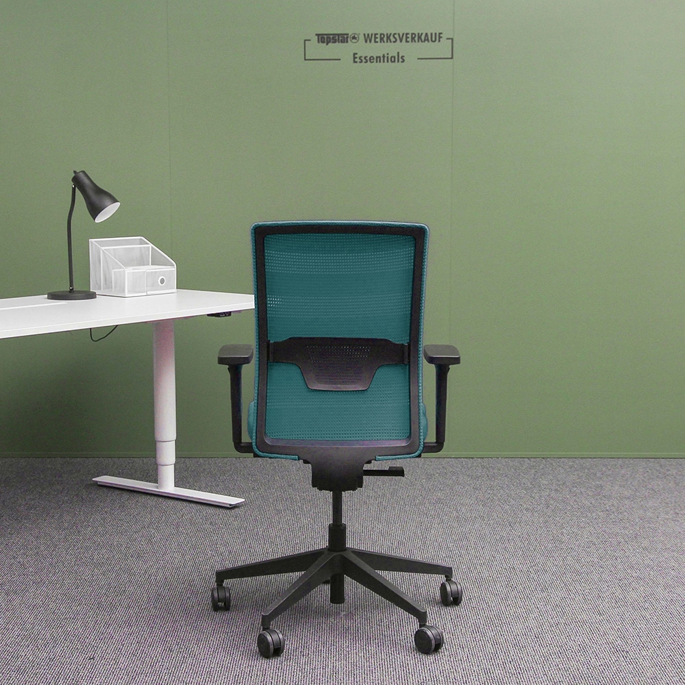 Sitness Airwork mit Armlehne O2 schwarz/grün-Streifen grün Sitness Airwork mit Armlehne O2 schwarz/grün-Streifen grün