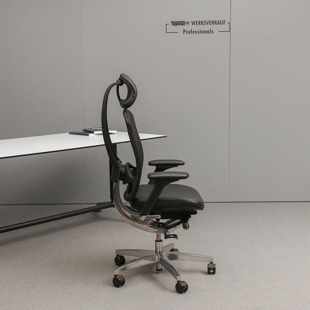 Wagner Alu Medic 10 Lim. Somo mit Armlehnen poliert/Echtleder schwarz Wagner Alu Medic 10 Lim. Somo mit Armlehnen poliert/Echtleder schwarz