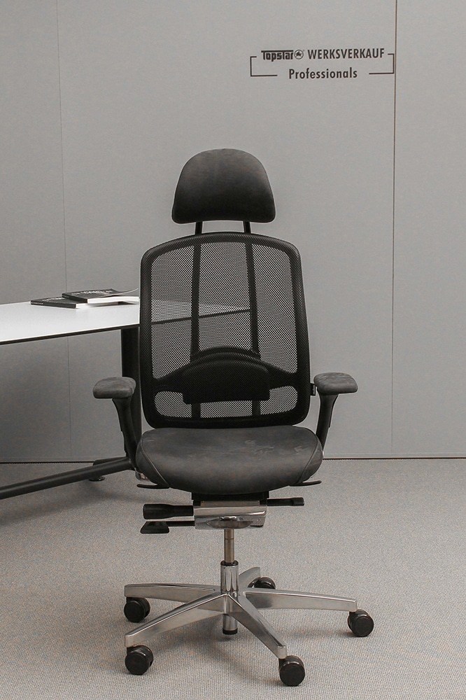 Wagner Alu Medic 10 Lim. Somo mit Armlehnen poliert/Echtleder schwarz Vintage