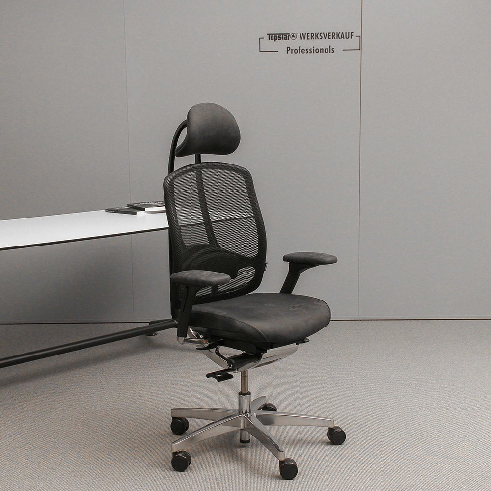 Wagner Alu Medic 10 Lim. Somo mit Armlehnen poliert/Echtleder schwarz Vintage Wagner Alu Medic 10 Lim. Somo mit Armlehnen poliert/Echtleder schwarz Vintage